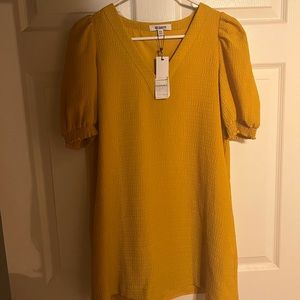 yellow dress. brand new with tags!